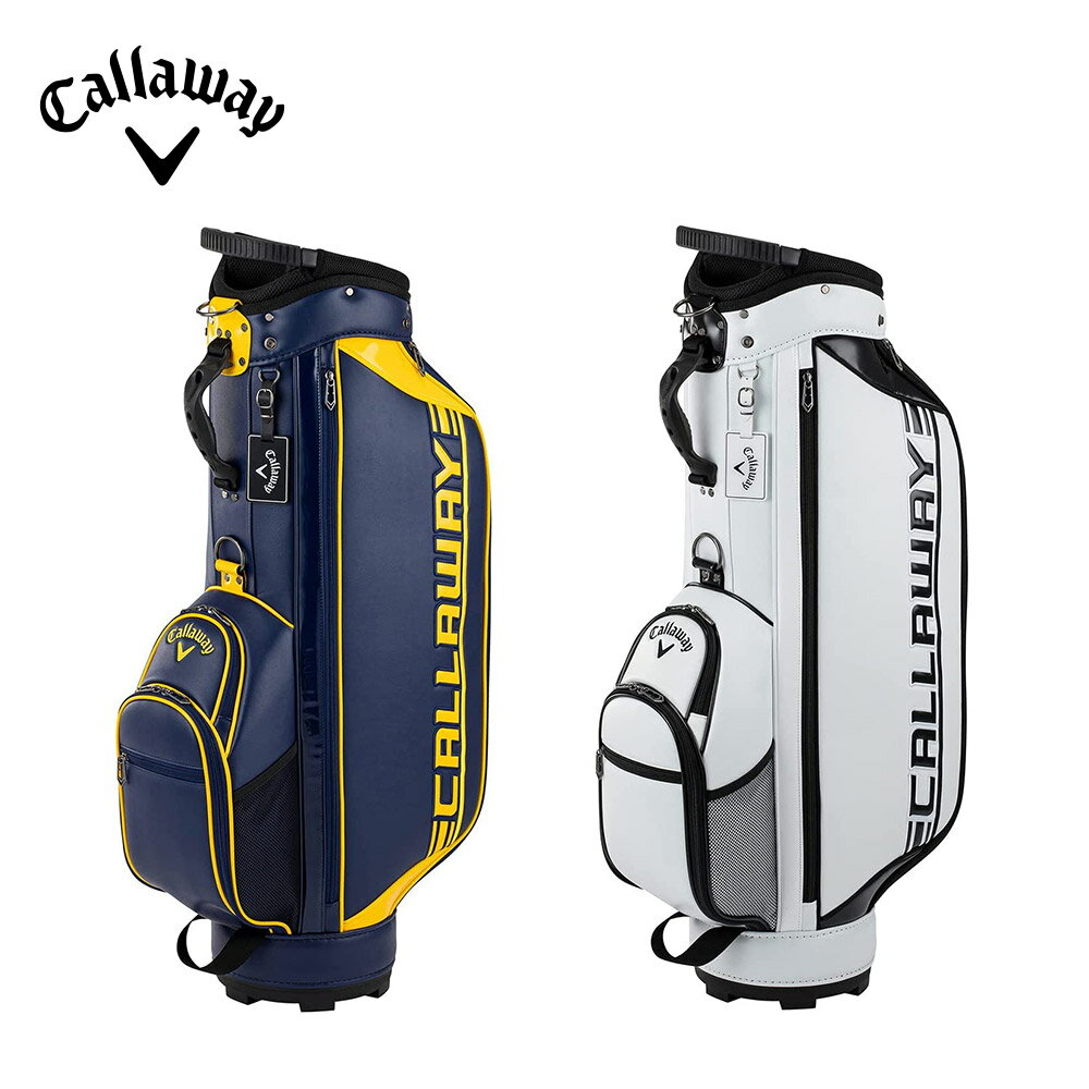 【土日もあす楽】Callaway キャロウェイ ゴルフ メンズ キャディバッグ SPL-I 22 JM 2022年モデル 新作 8型 47インチ対応 3.6kg 4分割口枠 合成皮革 5122493 5122494 キャディーバッグ 送料無料