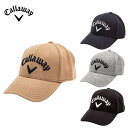 【セール】Callaway キャロウェイ メンズ ゴルフ 帽子 キャップ 天竺編みニットキャップ C23291108 23FW 秋冬 吸汗速乾 カジュアル サイ...
