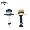 【セール】Callaway キャロウェイ メンズ ゴルフ ヘッドカバー フェアウェイ バケットハット型ヘッドカバー 5524154 24SS 春夏 綿 ポリエス...