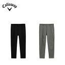 【セール】Callaway キャロウェイ メンズ ゴルフウェア パンツ 裏起毛スムースジョガーパンツ C23226112 23FW 秋冬 保温性 左脇ベンチレー...