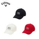 【セール】Callaway キャロウェイ レディース ゴルフ 帽子 キャップ フランネルキャップ C24291224 24FW 秋冬 吸汗速乾 ワッペン風ロゴ ...