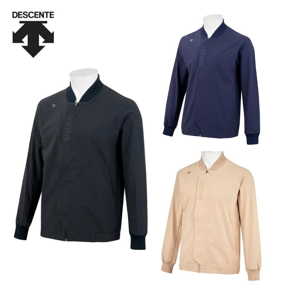 【P15倍】30％OFF セール DESCENTE デサント ゴルフウェア ジャケット メンズ プライマリスト 2WAY ストレッチ はっ水 UVケア 耐水 おしゃれ おすすめ ストレッチ DGMVJK01 23SS 春夏 送料無料