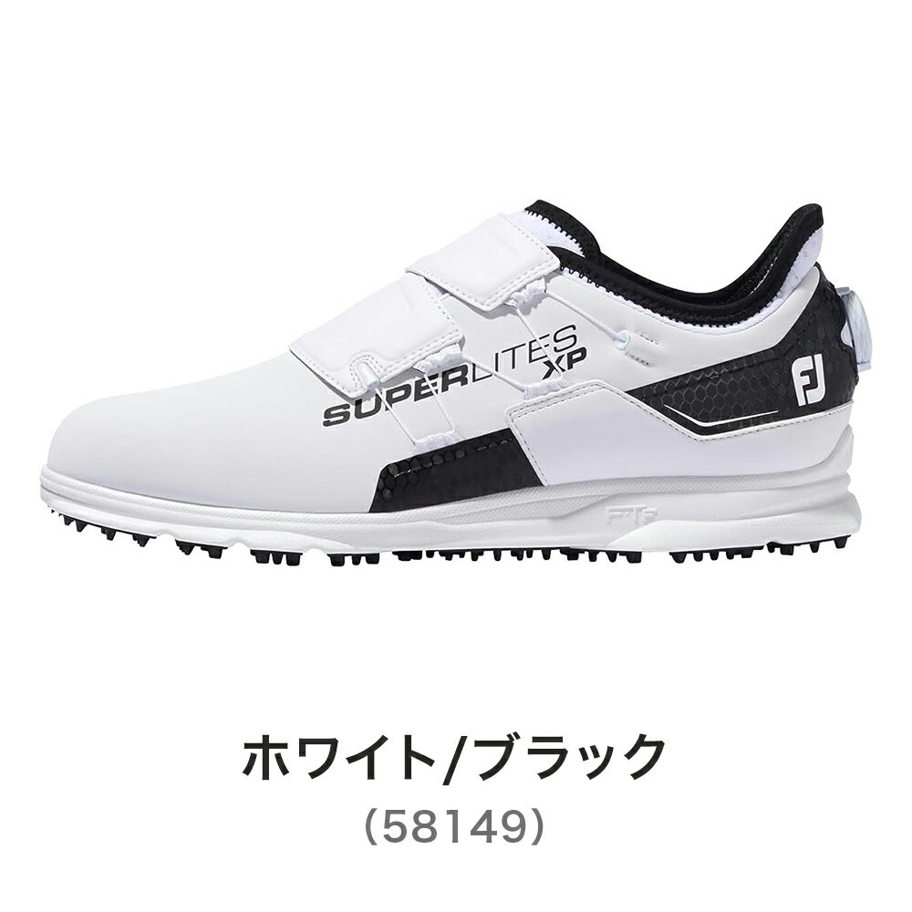 【セール】FOOTJOY フットジョイ ゴルフ シューズ メンズ スーパーライト XP ボア 23FW 秋冬 58149 58152 58154 史上最軽量 防水人工皮革 2