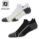 【セール 25%OFF】 FOOTJOY フットジョイ メンズ ゴルフ 靴下 アンクル ソックス MEN'S 25cm-27cm テックドライ ロールタブ 25SS 春夏 コンプレッション機能 フィット感 パイル構造 クッション デュアルタブ構造 足首保護 18290-10263 18190-10262