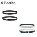 【10%OFF】FOOTJOY フットジョイ メンズ ゴルフ ベルト クロスクラブ リバーシブル ベルト FA23RBT 24FW 秋冬 クロスクラブ柄 クロコ...