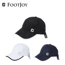 【セール】FOOTJOY フットジョイ レディース ゴルフ 帽子 キャップ スエード ロゴリボンキャップ FH23ARBCJ 23FW 秋冬 コントラストパイピ...