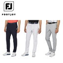 【セール 10%OFF】 FOOTJOY フットジョイ メンズ ゴルフウェア パンツ ナイロンストレッチロングパンツ FJ-S25-P01 25SS 春夏 撥水...