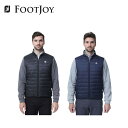 【セール】FOOTJOY フットジョイ メンズ ゴルフウェア ジャケット MEN'S ハイブリッド中綿ジャージジャケット 81129 23FW 秋冬 保温性 運動性能 撥水素材 裏起毛 レーヨン ネイビー ブラック