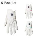 【セール 15%OFF】 FOOTJOY フットジョイ レディース ゴルフ グローブ ウェザーソフ 両手用 FGWF3PR 24FW秋冬 快適フィット グリップ...