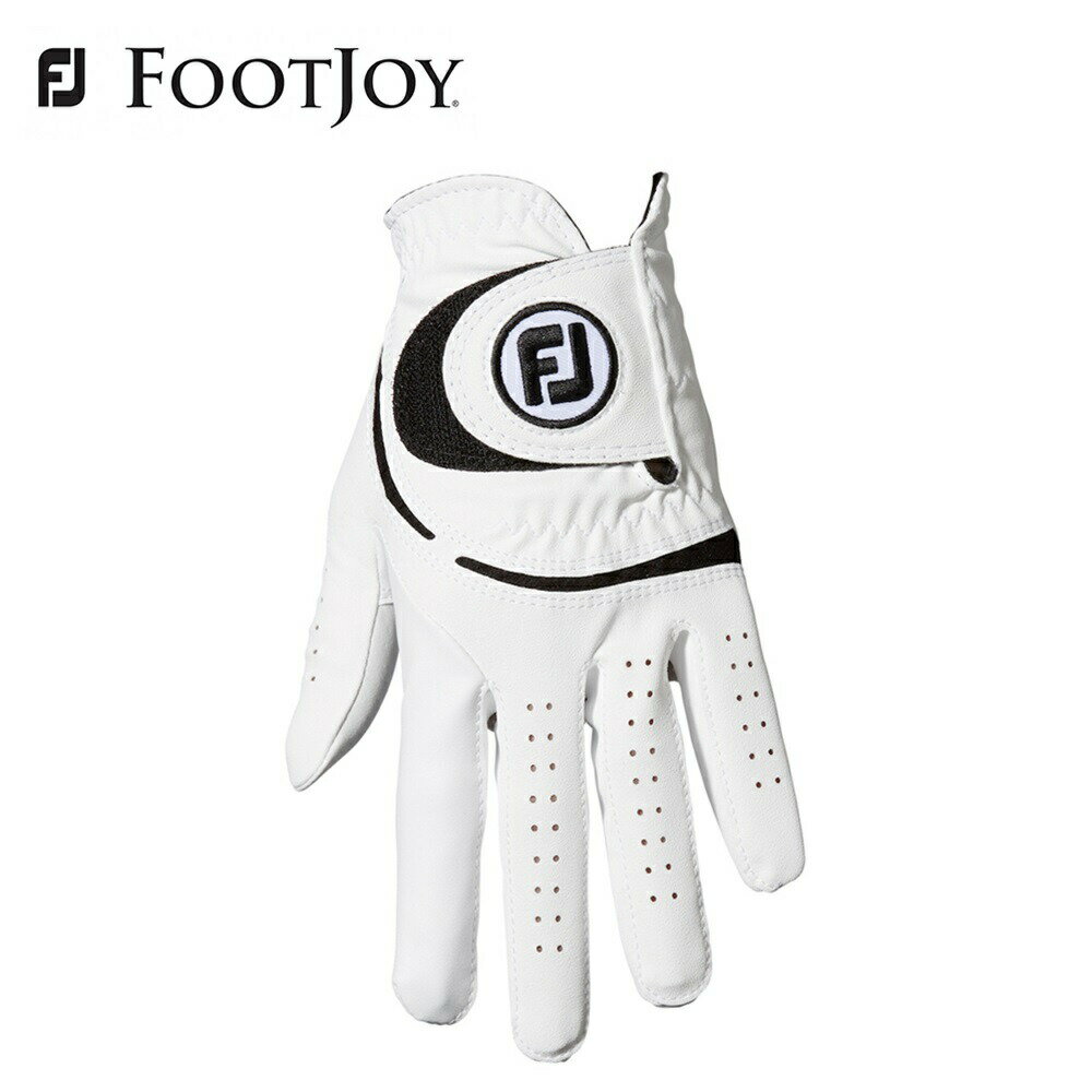 【10%OFF】FOOTJOY フットジョイ メンズ ゴルフ グローブ ウェザーソフ ショート FGWF3ST 23FW 秋冬 快適フィット グリップ力 マイクロタック 耐久性 3Dコンフォータブ パワーネットメッシュ 伸縮性 通気性 合成皮革 ホワイト