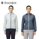 【土日もあす楽】40％OFF セール FOOTJOY フットジョイ レディース スプラッタープリントウィンドフードジャケット FJW-F22-O01 22FW 秋冬 防風 保温 送料無料 代引き手数料無料 その1