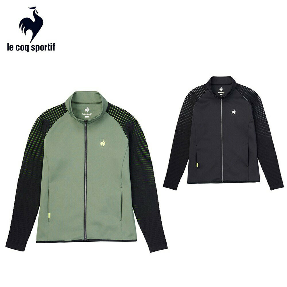 le coq sportif ルコック メンズ ゴルフウェア カットソー ハイブリッドニットカットソー RIJOUME リジューム QGMWJL60 23FW 秋冬 ストレッチ DESCENTE ECO