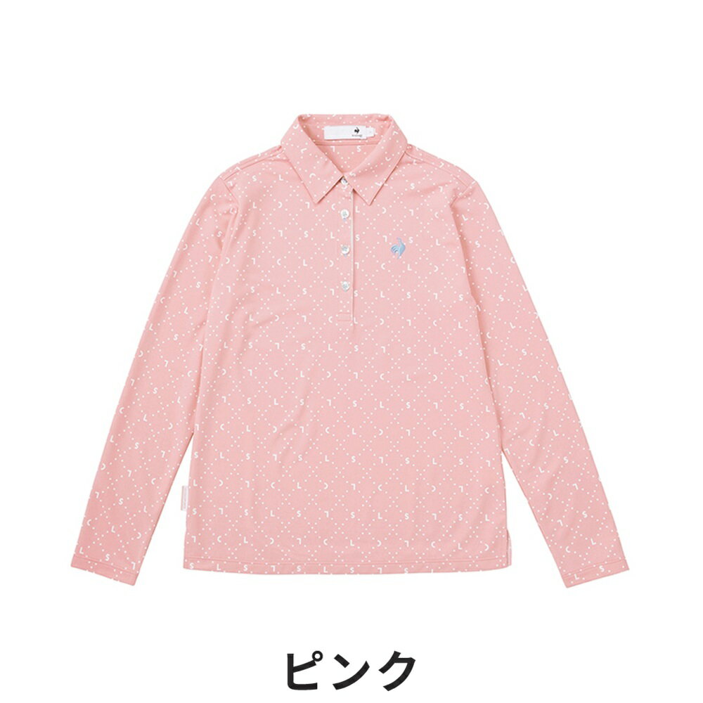 デサント ゴルフ ホワイト/ピンク レディースシャツ M デサント ゴルフ ホワイト/ピンク レディースシャツ M