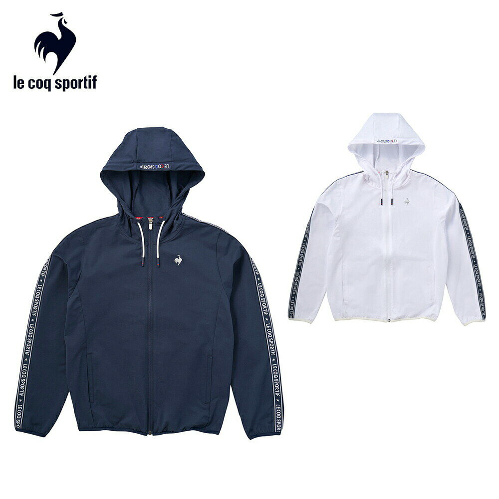 【セール】Le coq sportif ルコックスポルティフ レディース ゴルフウェア ブルゾン ストレッチフォーサー はっ水ブルゾン QGWXJK01 24SS 春夏 防風 ストレッチ ニット素材 ポリエステル ネイ…