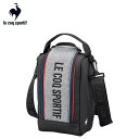 【セール】le coq sportif ルコックスポルティフ メンズ ゴルフ ラウンドバッグ ブラックトリコデザイン 縦型ポーチ 大開口タイプ LG4FTT42...
