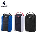 【10%OFF】le coq sportif ルコックスポルティフ メンズ ゴルフ シューズバッグ 大開口 シューズケース Wファスナータイプ LG5SBZ21...