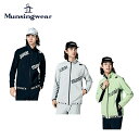 マンシングウェア 【セール】Munsingwear マンシングウェア メンズ ゴルフウェア ブルゾン ENVOY はっ水ストレッチトレーニングブルゾン MEMWJK01 23FW 秋冬 ロゴ入りジャカードゴム 薄手 ナイロン ポリエステル