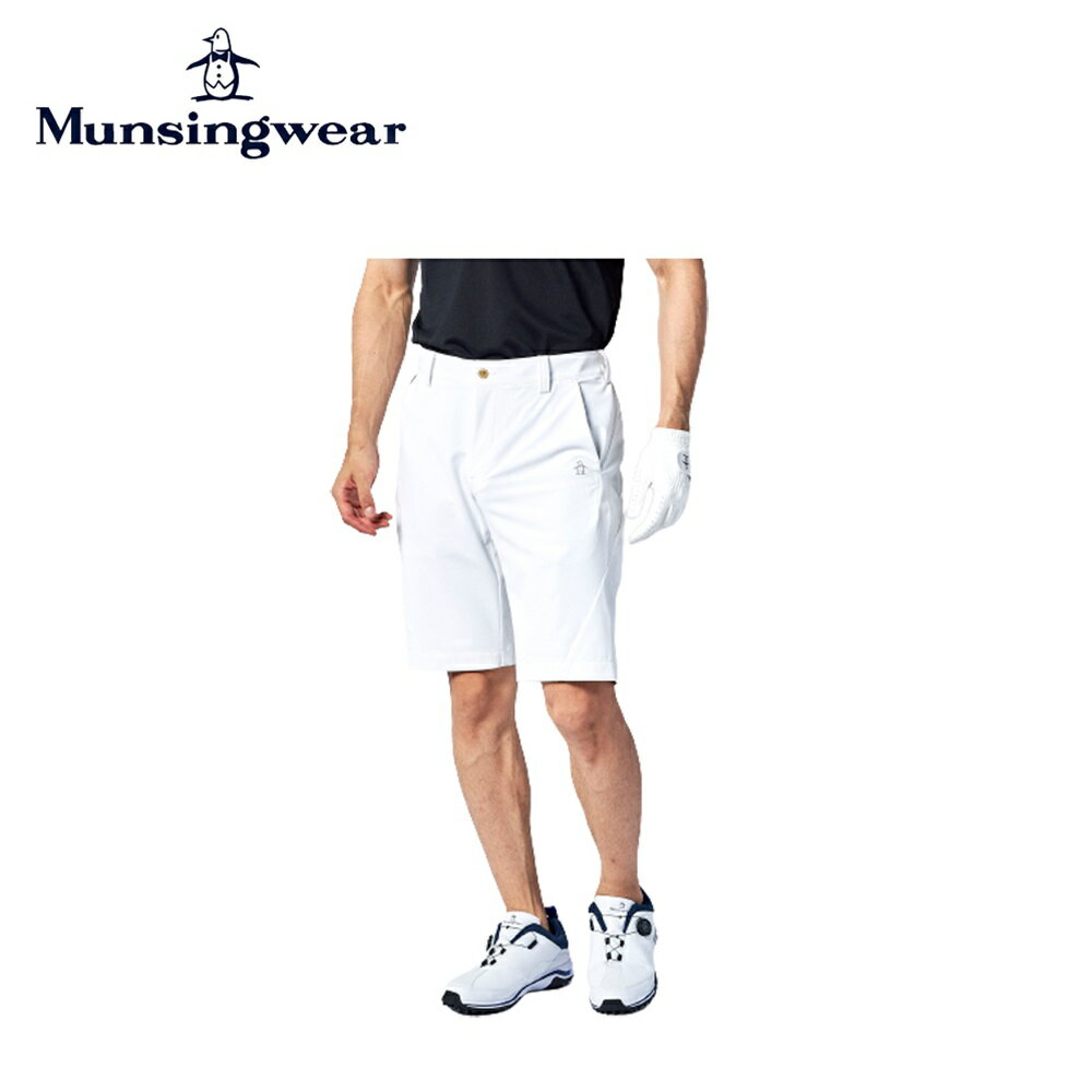 【セール】Munsingwear マンシングウェア メンズ ゴルフウェア パンツ 神白 KEEP CLEAN SUNSCREENショートパンツ MGMVJD53 23SS 春夏 透け防止,防汚 遮熱 クーリング効果 2WAYストレッチ UV CUT UPF50 送料無料