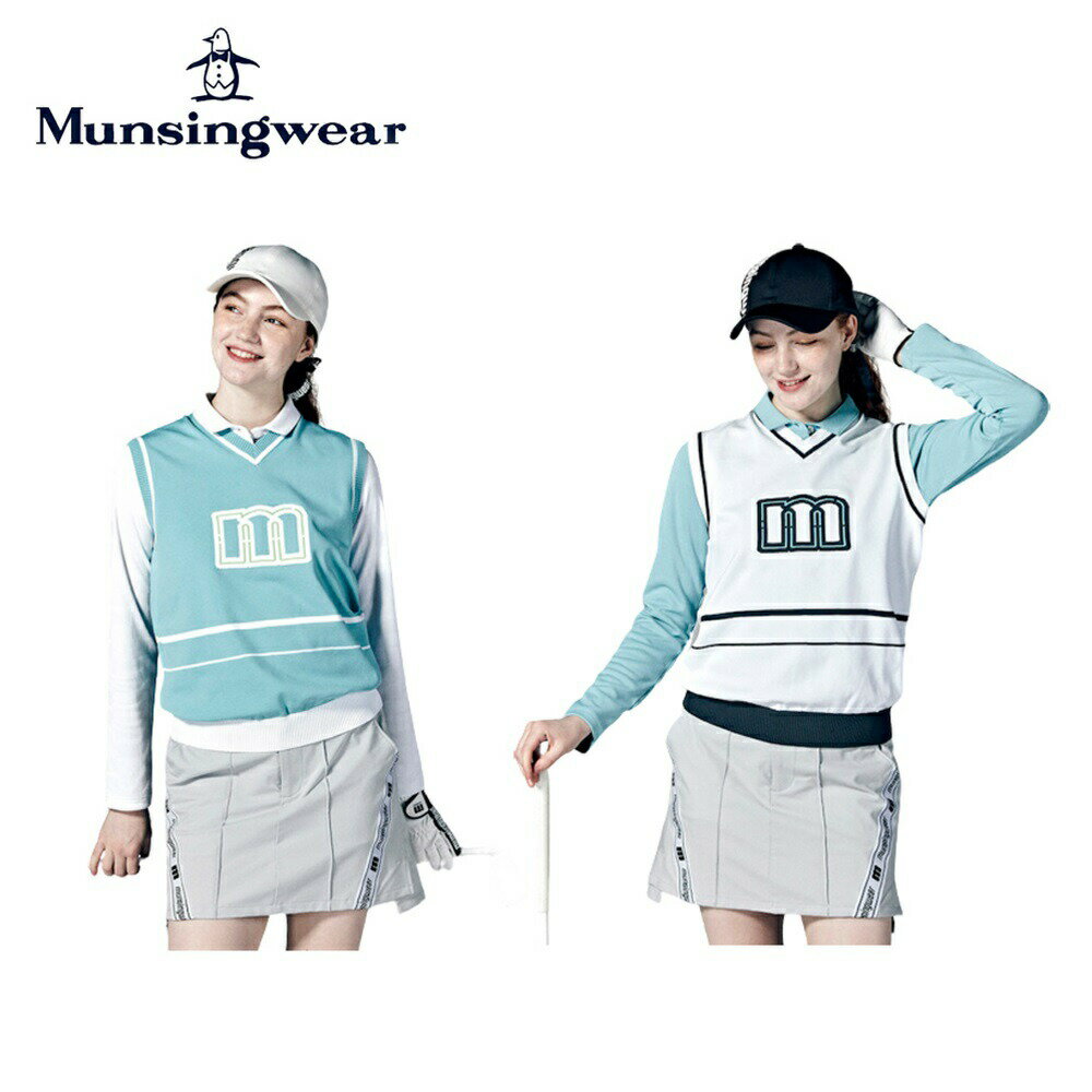 【10％OFF】Munsingwear マンシングウェア レディース ゴルフウェア ベスト ENVOY オリジナルロゴジャ...
