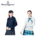 【セール】Munsingwear マンシングウェア レディース ゴルフウェア シャツ 防透けフラットカラー長袖シャツ MGWWJB06 23FW 秋冬 吸汗速乾 UV CUT UPF50 透け防止 遮熱 クーリング効果