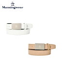 【セール】Munsingwear マンシングウェア メンズ ゴルフ ベルト Made in Japan エコレザー MG4FBL00M 24FW 秋冬 ベーシッ...