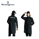 マンシングウェア 【P3倍】【セール】Munsingwear マンシングウェア メンズ ゴルフウェア レインウェア ENVOY レインコート MEMXJF02 24SS ストレッチ 耐久はっ水 耐水 透湿 防風 デタッチャブル バックロゴ ナイロン ポリエステル ポリウレタン ブラック