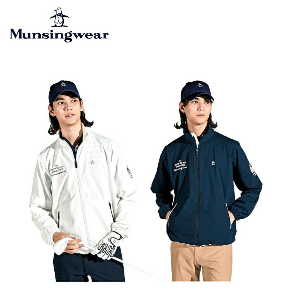 マンシングウェア 【P3倍】【セール】Munsingwear マンシングウェア メンズ ゴルフウェア ブルゾン SEASON COLLECTION はっ水 ストレッチ 袖ドッキングブルゾン MGMXJK04 24SS デタッチャブル仕様 温度調節 ロングシーズン着用 ベーシックカラー 機能的