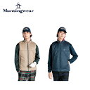 【30%OFF】Munsingwear マンシングウェア メンズ ゴルフウェア ベスト SEASON COLLECTION HEATNAV 中わたベストX軽量ブルゾン3WAYアウター MG4FJK23M 24FW 秋冬 ストレッチ性 はっ水 防風 部分蓄熱保温 HEAT NAVI 3WAY仕様