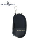 Munsingwear マンシングウェア ユニセックス ゴルフ ボールケース ボールホルダー ティー差し付き MG5SBZ01L 25SS 春夏 ナスカン フッ...