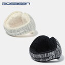 【30%OFF】Rosasen ロサーセン ユニセックス ゴルフ 耳当て イヤーマフ 04602003 24FW 秋冬 杢調 ボア 調整可能アジャスト機能付き 防寒 防風 カジュアルデザイン 機能性 アクリル ポリエステル グレー ネイビー