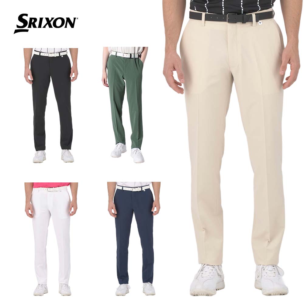 SRIXON スリクソン メンズ ゴルフウェア パンツ 定番人気 SX PANTS RGMWJD05 24SS 春夏 MOTION 3D ストレッチ ストレートシルエット