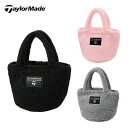 【セール】TaylorMade テーラーメイド メンズ ゴルフ ボアラウンドトート TL208 23FW 秋冬 シンプルデザイン 織ネーム ブラック ピンク グ...