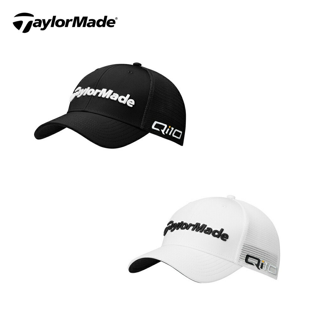 テーラーメイド 【SS期間中エントリーで店内全品P10倍】【セール】TaylorMade テーラーメイド メンズ ゴルフウェア 帽子 キャップ ツアーケージ JE805 24SS 春夏 ストレッチ素材 フィット性 3D刺繍 プロダクトロゴ ポリエステル ポリウレタン ブラック ホワイト