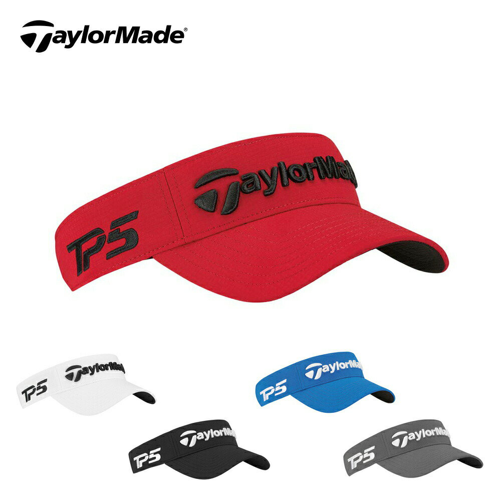 テーラーメイド 【SS期間中エントリーで店内全品P10倍】【セール】TaylorMade テーラーメイド メンズ ゴルフ 帽子 バイザー ツアーレーダーバイザー TK002 24SS 春夏 3D刺繍 プロダクトロゴ ブラック ブルー グレー レッド ホワイト