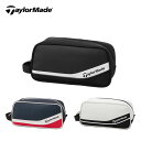 【セール】TaylorMade テーラーメイド メンズ ゴルフ ポーチ トゥルーライト UN070 24SS 春夏 軽量 耐久性 ベーシック ポリエステル ブラ...