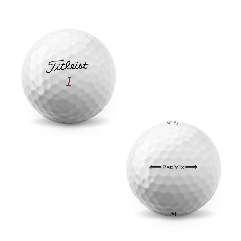 【土日もあす楽】TITLEIST タイトリスト ゴルフボール PRO V1x 12球入 1ダース 12個入り 2021年モデル ホワイト イエロー T2047S-H-J T2047S-LEJ T2147S-J ローナンバー ハイナンバー ダブルナンバー プロv1x 送料無料