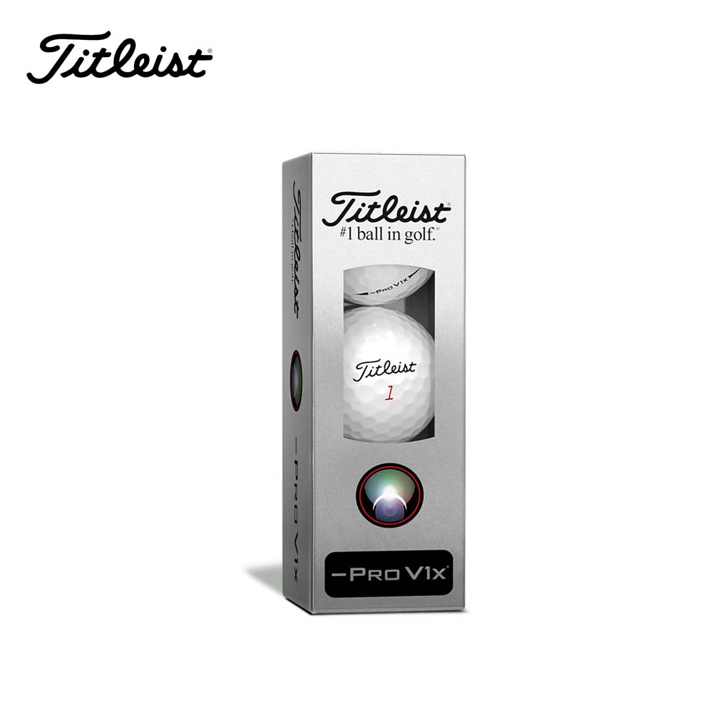 2個以上同時購入で送料無料 TITLEIST タイトリスト ゴルフボール PRO V1x LEFT DASH レフトダッシュ 3球入 1スリーブ 3個 2024年モデル ホワイト T204L6S-J