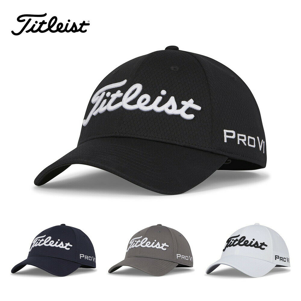 タイトリスト 【SS期間中エントリーで店内全品P10倍】【セール】Titleist タイトリスト メンズ ゴルフ 帽子 キャップ ツアー ストレッチ テック TH23FTELA 23SS ストレッチ素材 ポリエステル