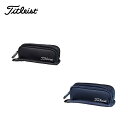 Titleist タイトリスト メンズ ゴルフ ボールポーチ シティアクティブ ボールケース TA25CAB 25SS 春夏 ボール3個収納可能 キャディバッグ...
