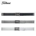 Titleist タイトリスト メンズ ゴルフ ベルト ツアーバックルベルト TAABT231 25SS 春夏 立体感 ダブルエンボス加工 ピン穴部2枚仕立て ...