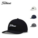 タイトリスト 【P5倍】【セール】Titleist タイトリスト メンズ ゴルフ 帽子 キャップ オーシャンサイド サーマル th23aot 23FW 秋冬 セミカーブ形状 ジャージーフリース素材 コットン ホワイト ブラック ネイビー チャコール