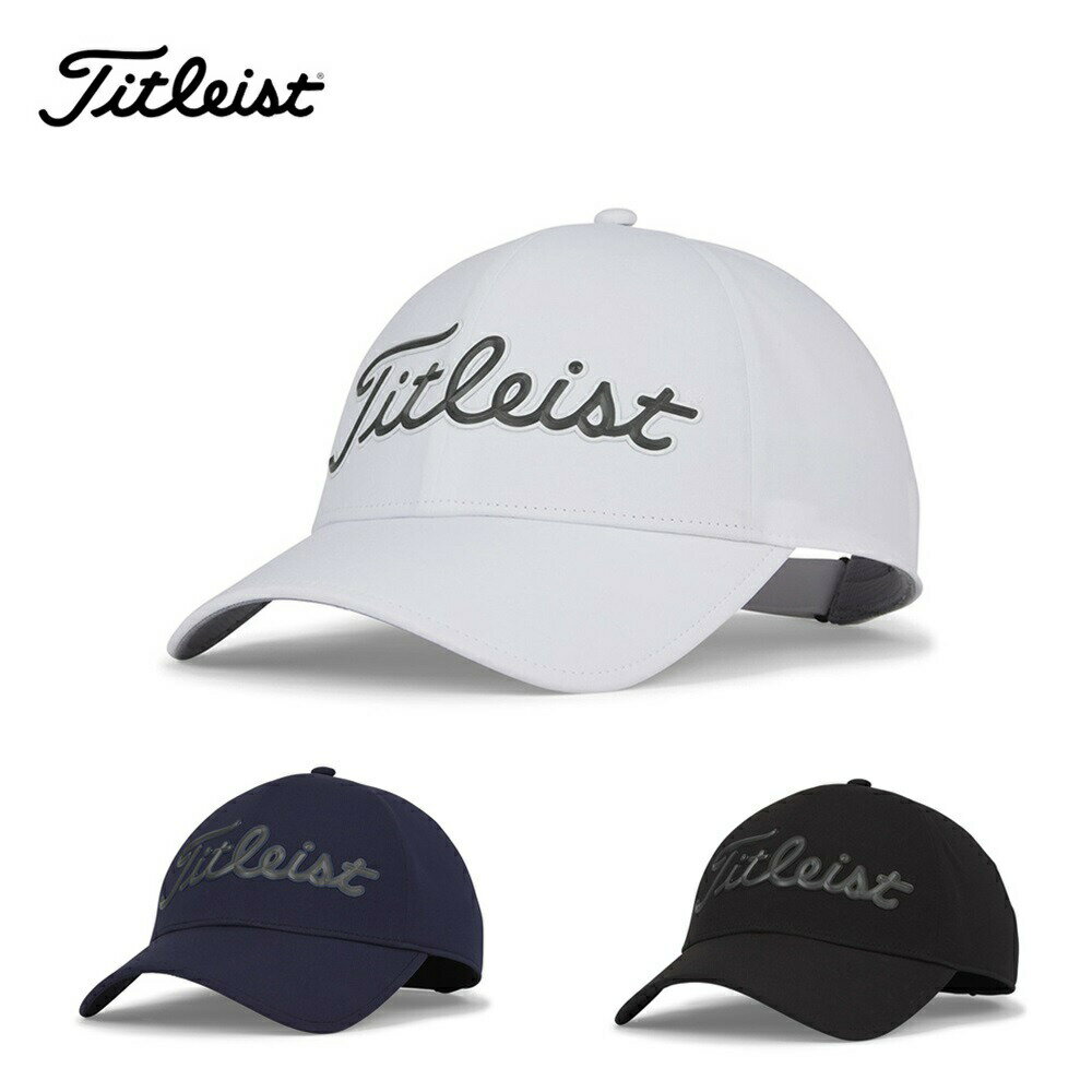 TITLEIST タイトリスト メンズ ゴルフ 帽子 キャップ プレイヤーズ ステイドライ レインキャップ TH23APSA 23SS 春夏 防水素材 ベルクロクロージャー