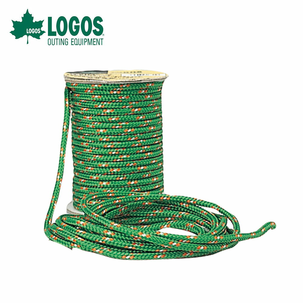 LOGOS ロゴス アウトドア 増量ガイロープ テント ロープ 設営 直径5mm 長さ22m 張り綱 風対策 φ5mm 22m 71993205 5mm 22m キャンプ たき火 BBQ