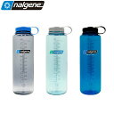 NALGENE ナルゲン スポーツ アウトドア ボトル 広口 1.5L Tritan Renew 91660 91661 91662 大容量 ストック用 完全密閉 飽和ポリエステル樹脂 丈夫 軽量 キャップとループが一体化 グレー ストレートブルー シーフォーム