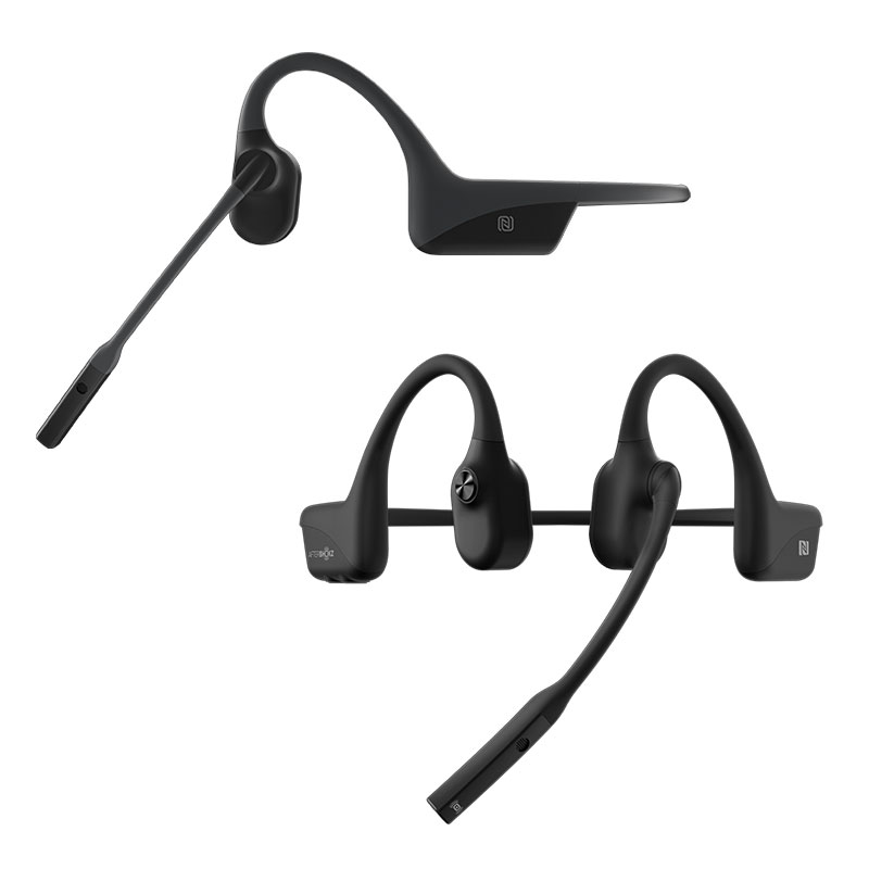 【土日もあす楽】SHOKZ（旧AfterShokz） ショックス アフターショックス OPENCOMM 骨伝導 イヤホン マイク ワイヤレス Bluetooth 5.0 ブルートゥース IP55 防水 高音質 軽量 長時間再生 在宅ワーク テレワーク 通話 正規代理店 送料無料 代引き手数料無料