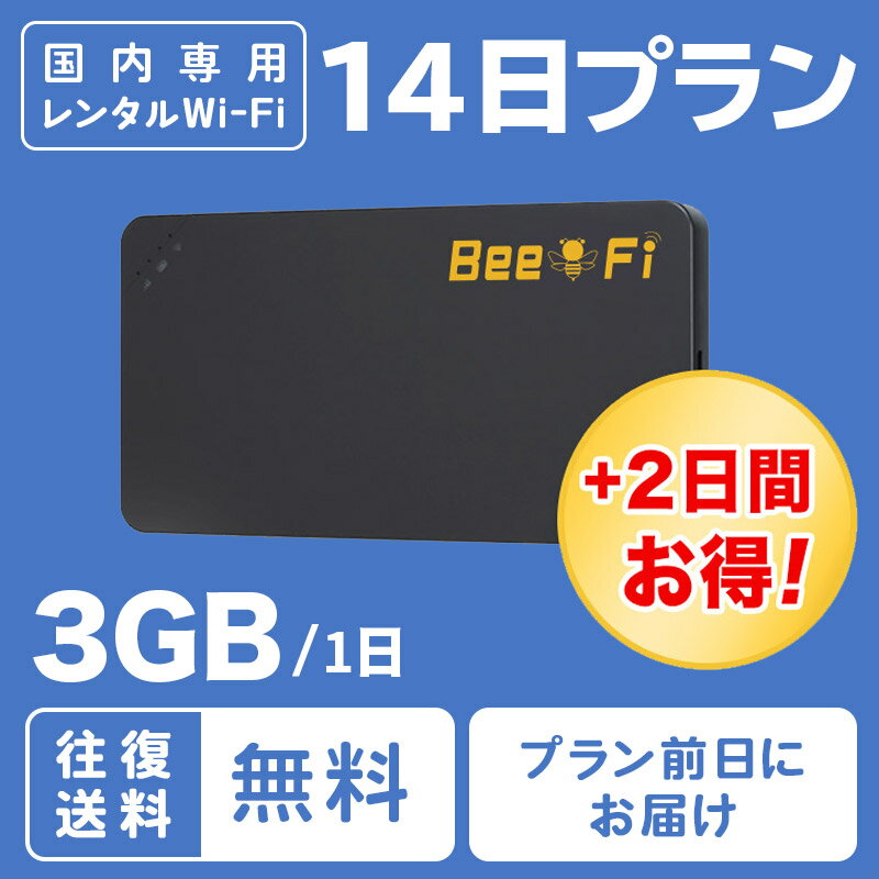 レンタル wifi 往復送料無料 14日 2週間 1日 3G