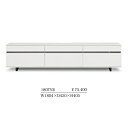 TVボード ネオス 180TVBWHハイグロスシート貼り鏡面塗装ウレタン塗装引出し:フルオープンレール付送料無料(玄関前配送)北海道・沖縄・離島は除く
