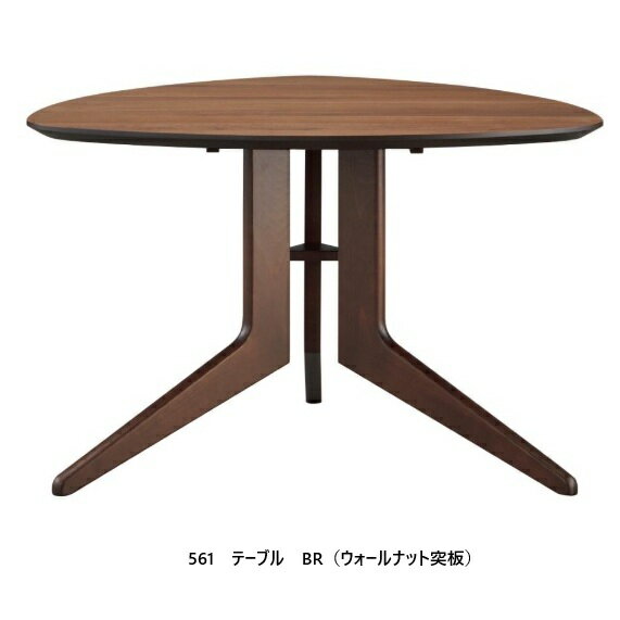 [開梱設置送料無料] モリタインテリア製 国産品ダイニングテーブル 561 ピック 天板：タモ突板(NA/BK/G..