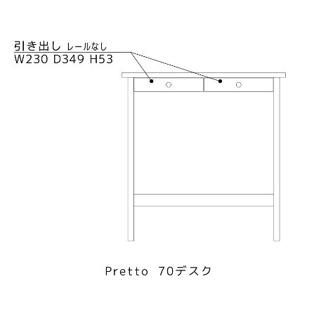 【送料無料】レグナテック社製70デスク プレット3素材対応(BC/WN/OAK)オイル塗装受注生産(納期約30〜40日)送料無料(玄関前配送)北海道・沖縄・離島はお見積り [2]