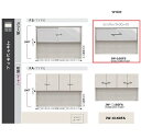 綾野製作所 160キッチンボード 上キャビネット ガラス扉アンジュール (Unjour) 引き戸 JW-160FS本体色:ホワイトガラス扉:ステンカラーアルミ枠...
